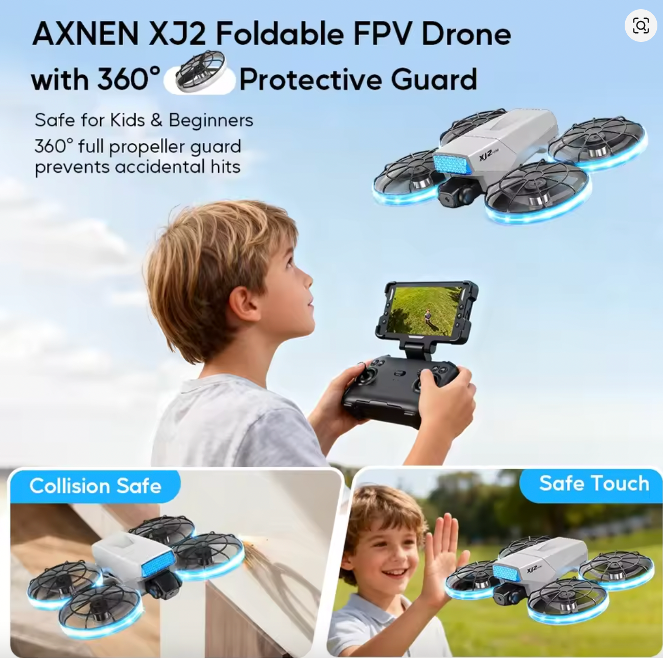 SkySnap™ Camera Drone with Built-In Screen – Fun Meets Flight for All Ages