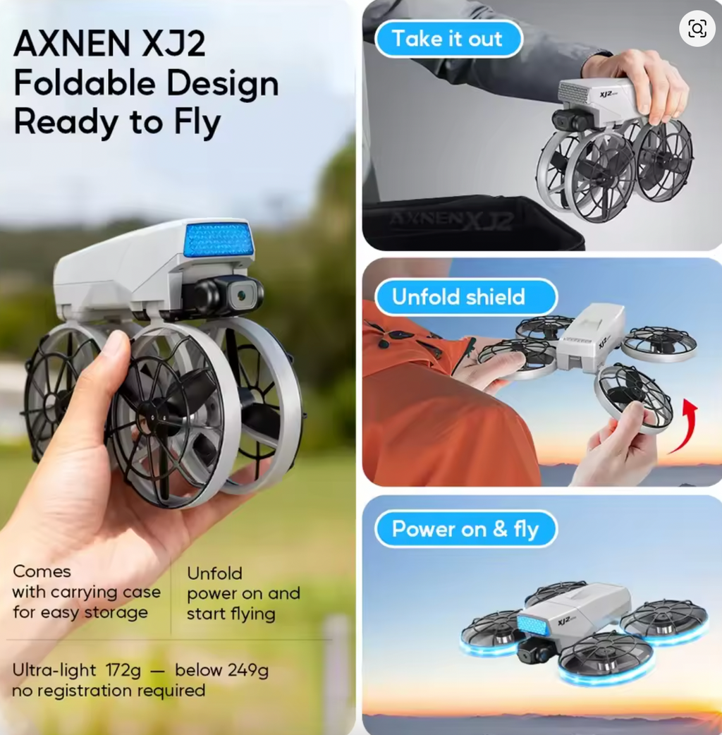 SkySnap™ Camera Drone with Built-In Screen – Fun Meets Flight for All Ages
