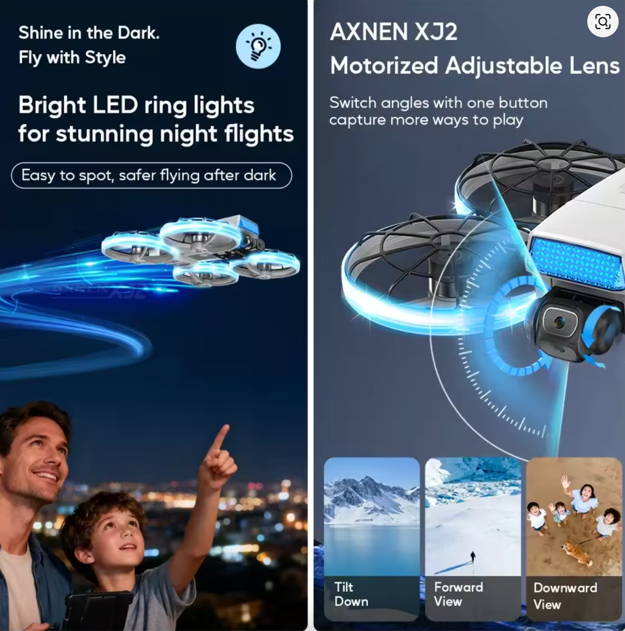 SkySnap™ Camera Drone with Built-In Screen – Fun Meets Flight for All Ages